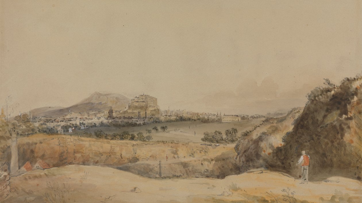 Kilátás Edinburghra alkotó: Alexander Nasmyth