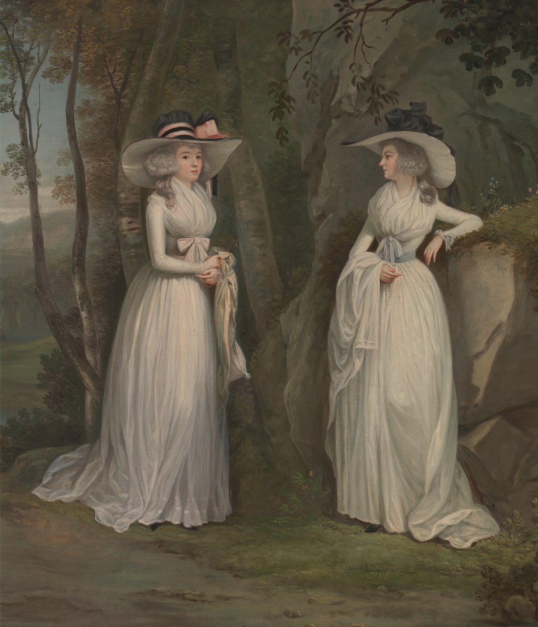 Eleanor és Margaret Ross, 1785 és 1790 között. alkotó: Alexander Nasmyth