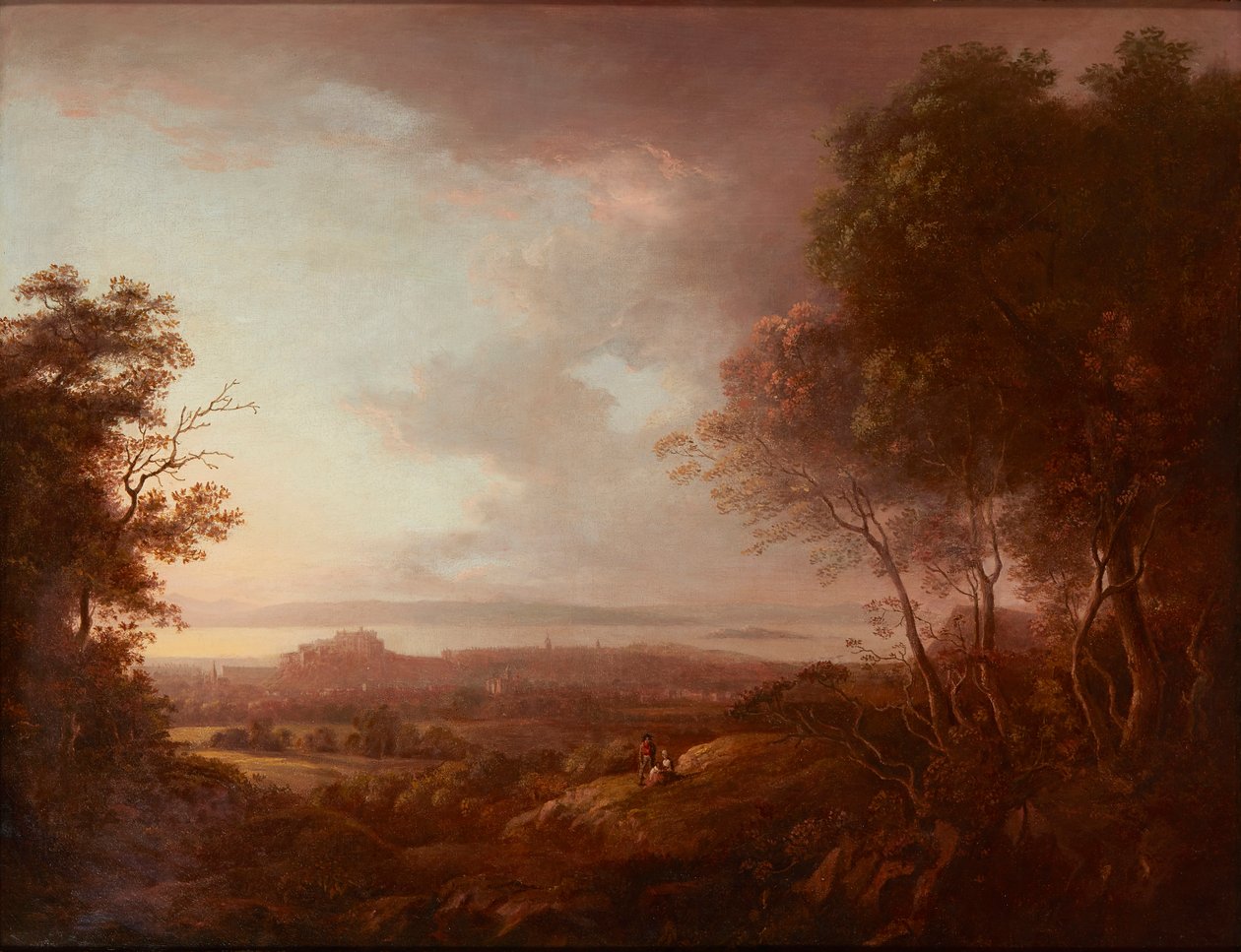 Edinburgh kilátása a Blackford Hillről (vásznon) alkotó: Alexander Nasmyth