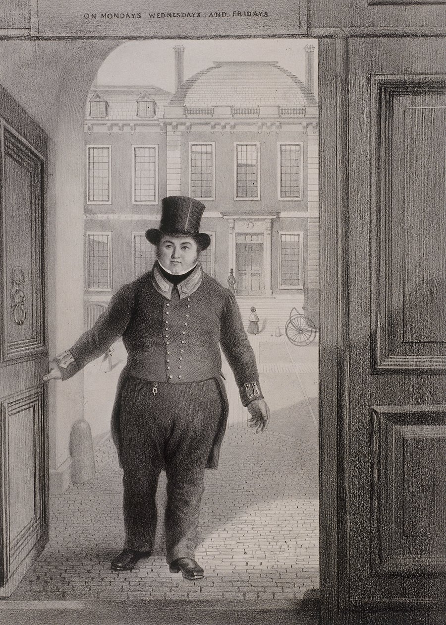 Entrance Gate, British Museum, Holborn, London, 1850 alkotó: Alexander O