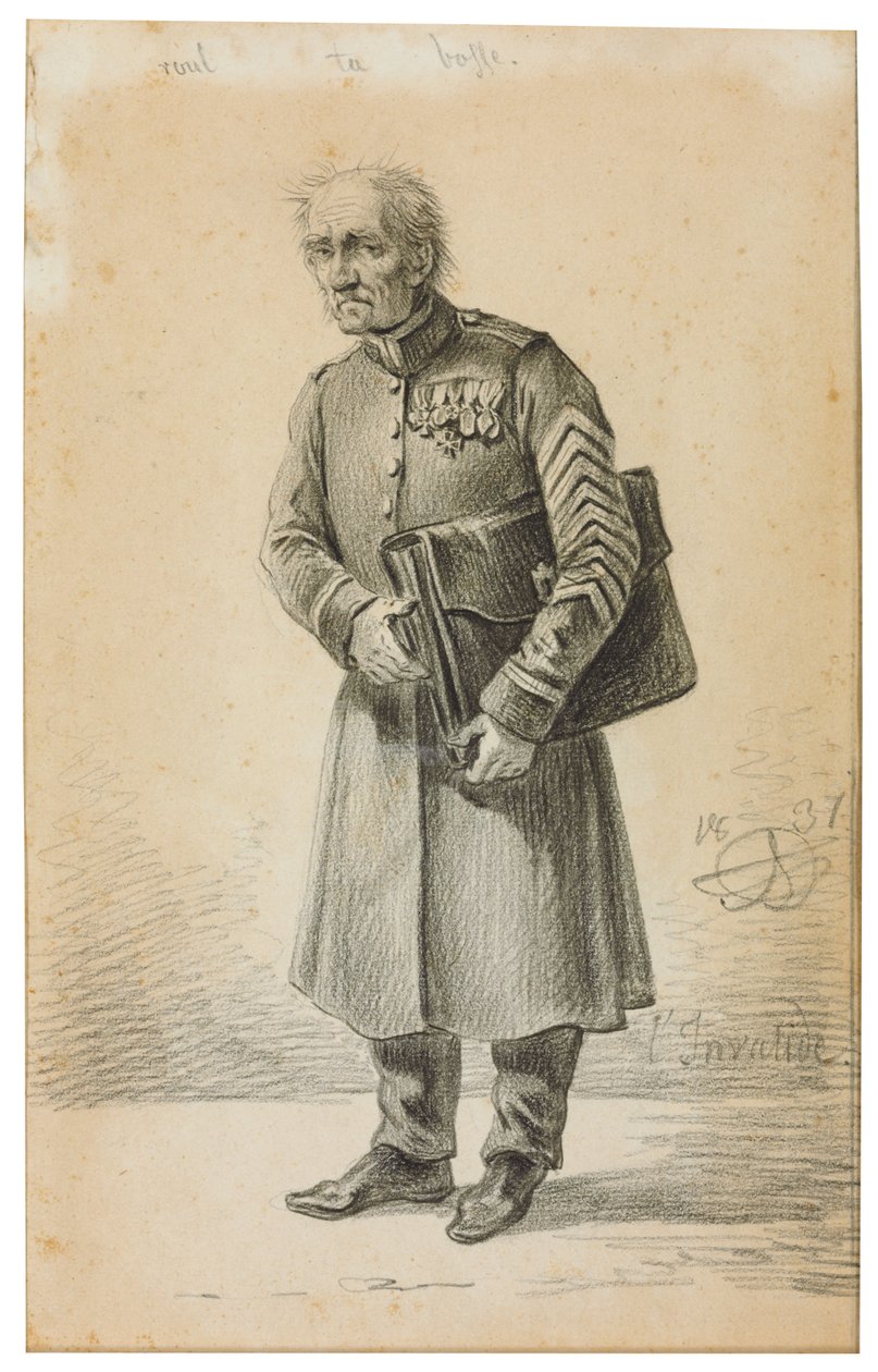 Az orosz császári hadsereg veteránja, 1837 alkotó: Alexander Orlowski