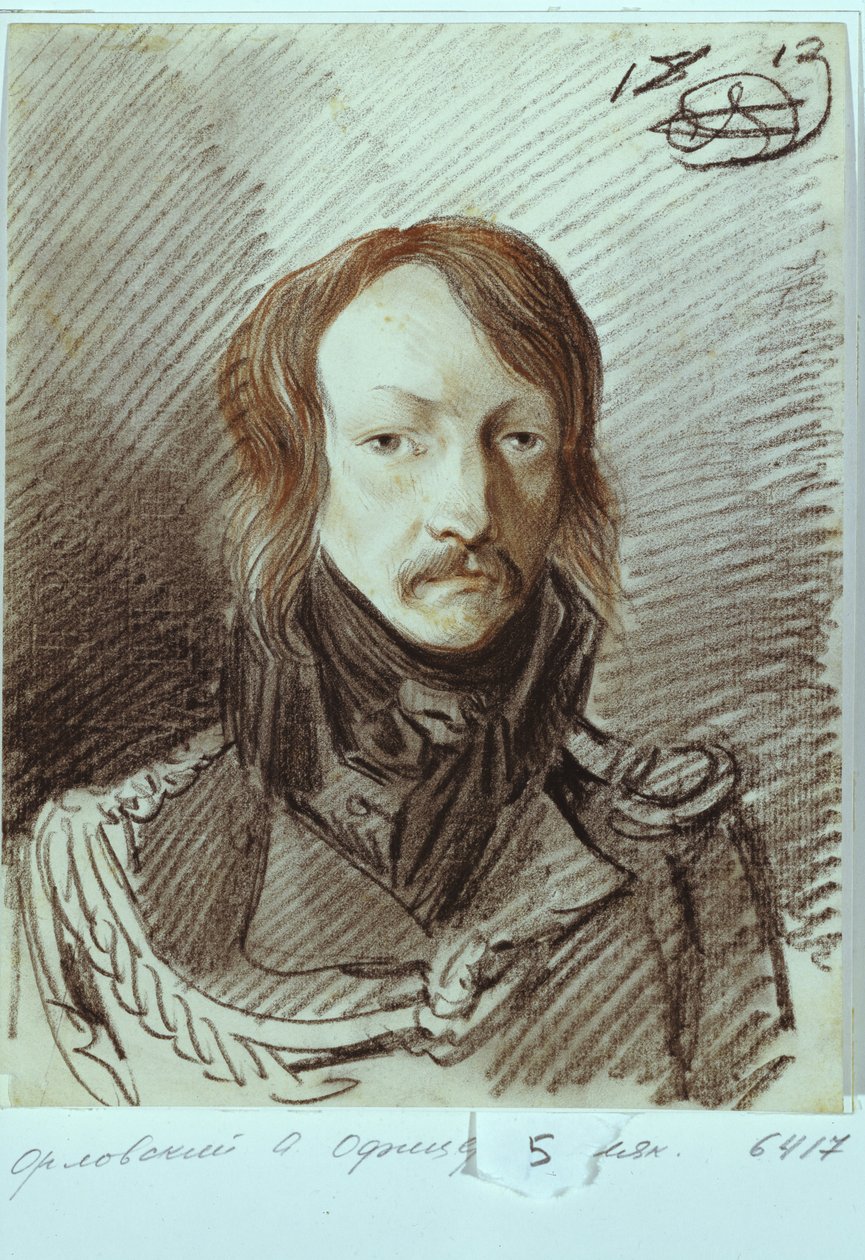 Alekszej Pavlovics Lanskoj portréja 1789-1855, 1813 alkotó: Alexander Osipovich Orlowski