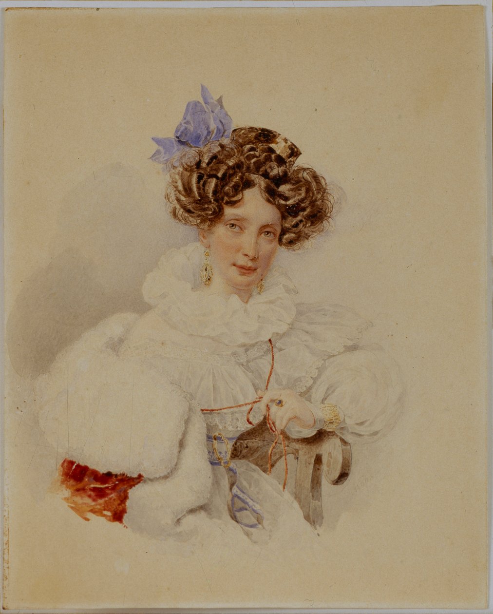 Jekaterina Pavlovna Bakunina portréja 1795-1869, 1832 előtt alkotó: Alexander Pavlovich Briullov