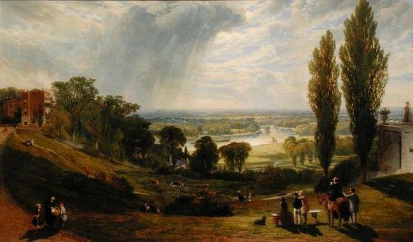 Kilátás a Richmond Hillről (olaj, vászon) alkotó: Alexander Rolfe