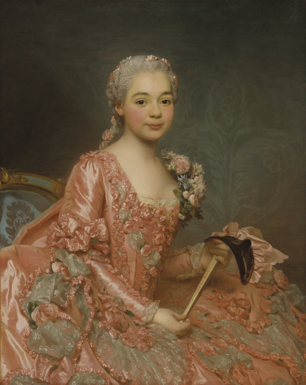 Neubourg-Cromière bárónéja, 1756 alkotó: Alexander Roslin