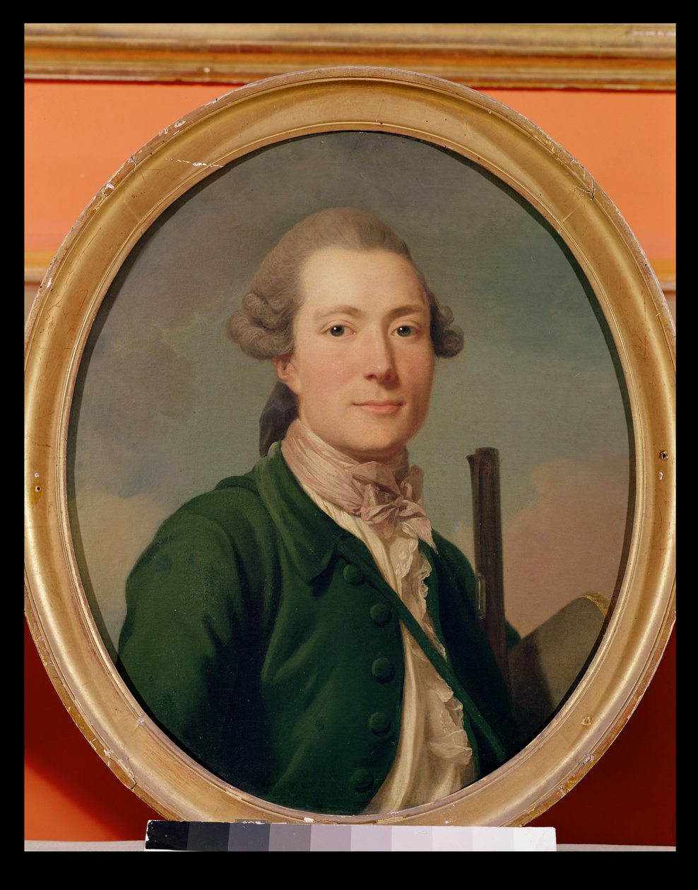 Pierre-Francois de Cluzel gróf (1734-83) vadászruhában alkotó: Alexander Roslin