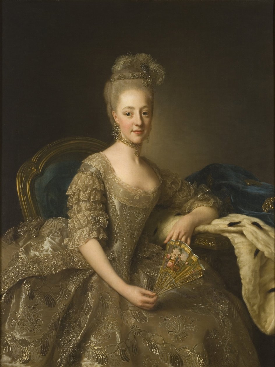 Hedvig Elisabet Charlotta (1759–1818), svéd hercegnő, Södermanland hercegnője, később Svédország és Norvégia királynéja alkotó: Alexander Roslin