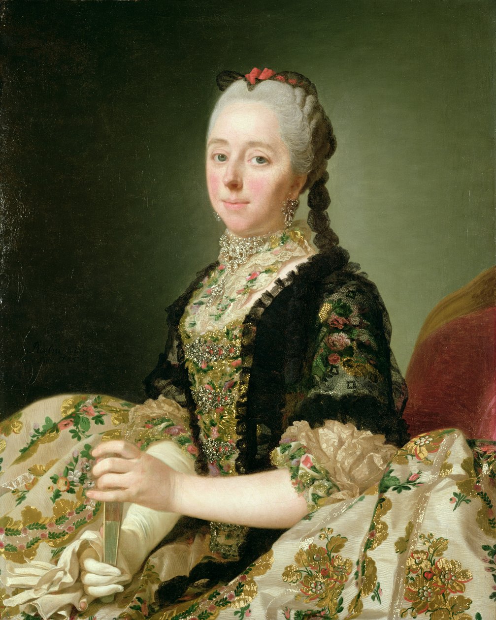 Isabella, Hertford grófnője, 1765 alkotó: Alexander Roslin