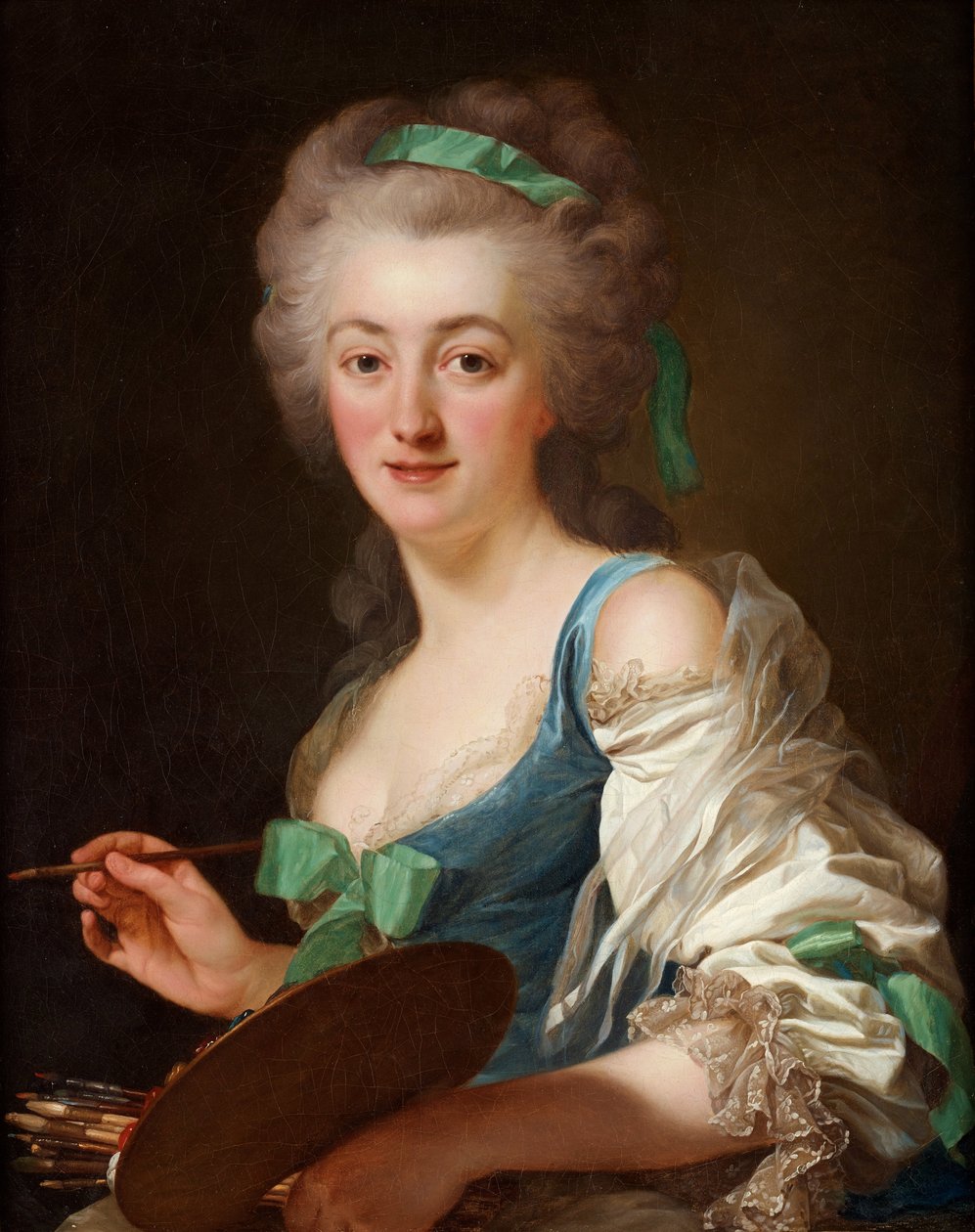 Anne Vallayer-Coster portréja 1744-1818, 1783. alkotó: Alexander Roslin