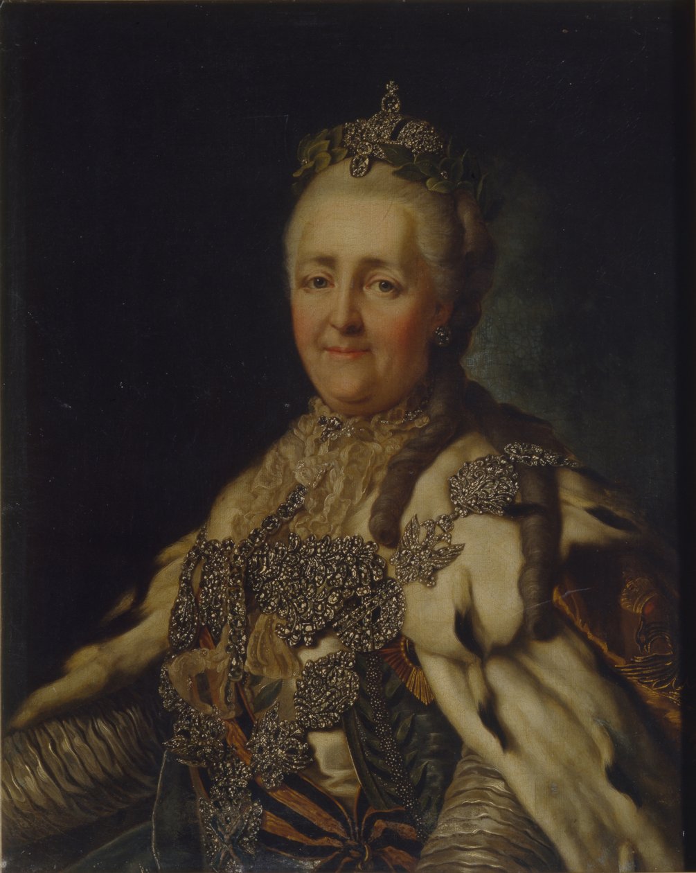 II. Katalin császárné portréja 1729-1796 alkotó: Alexander Roslin