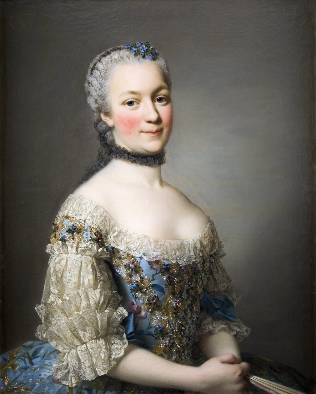 Katarzyna Mniszech portréja, született Zamoyska 1722-1771, 1753 alkotó: Alexander Roslin