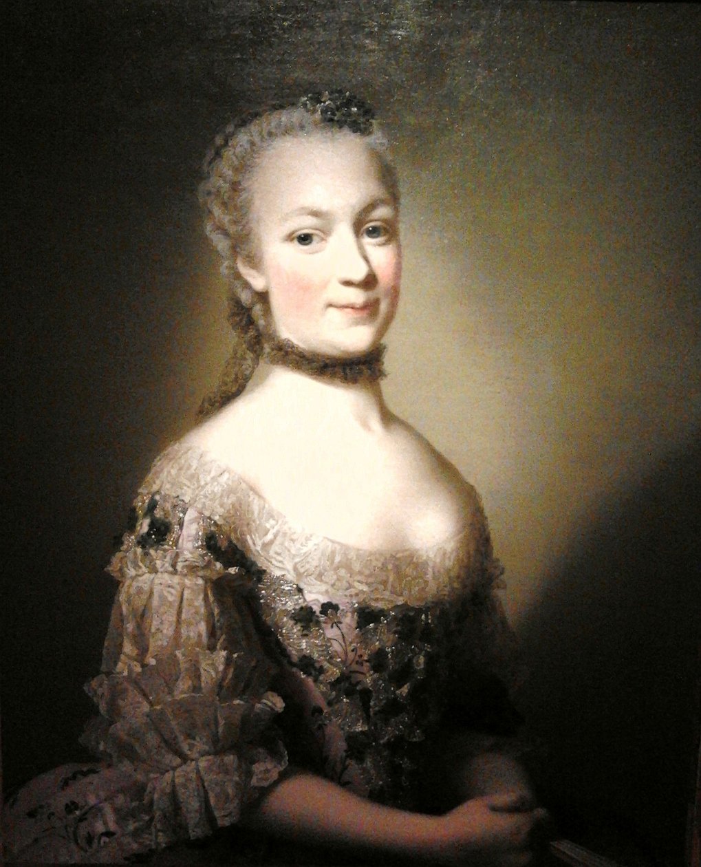 Katarzyna Mniszech, született Zamoyska portréja alkotó: Alexander Roslin