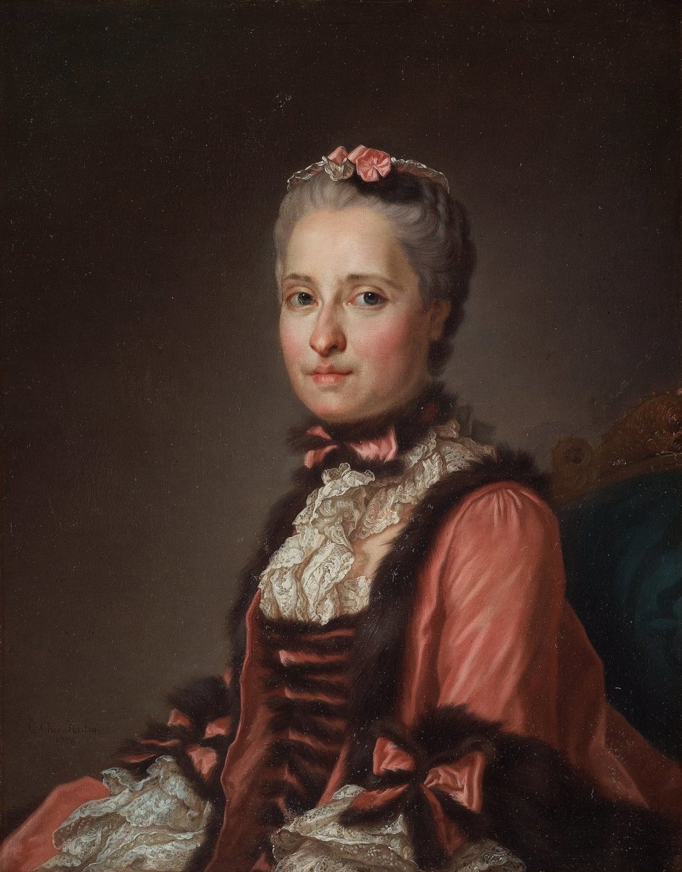 Maria Josepha szász hercegnő portréja 1731-1767, 1775. alkotó: Alexander Roslin