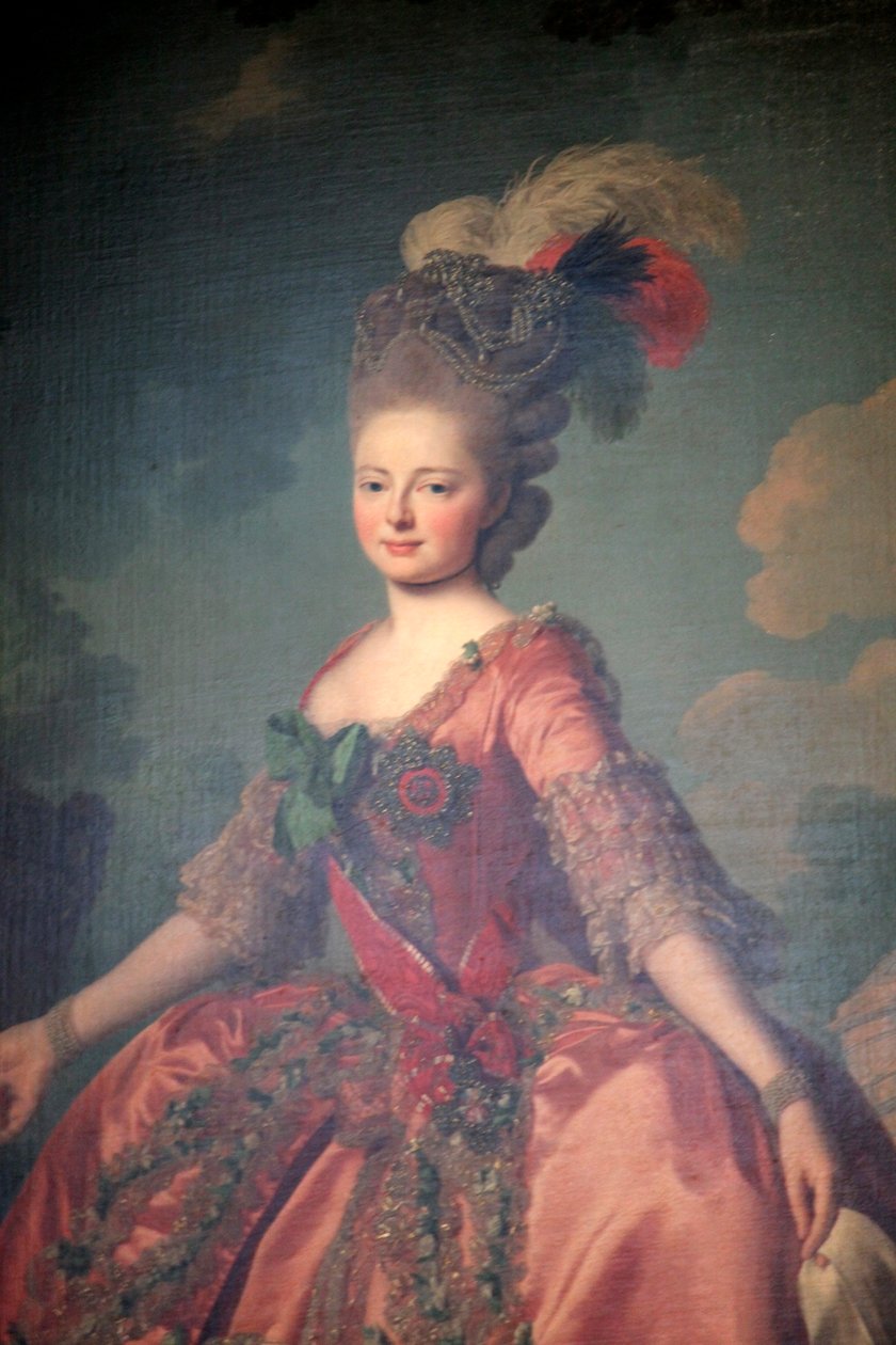 „Mária Fedorovna nagyhercegnő portréja”, 1777. alkotó: Alexander Roslin