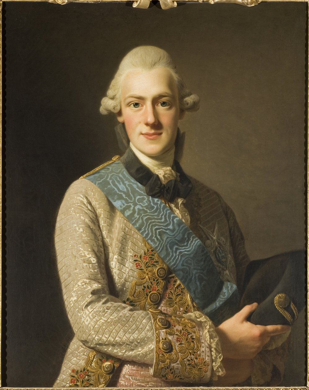 Frederic Adolphe de Suede herceg – Frederick Adolf svéd herceg (1750-1803), Oestergoetland hercegének portréja, készítette Roslin, Alexander (1718-1793). Olajfestmény alkotó: Alexander Roslin