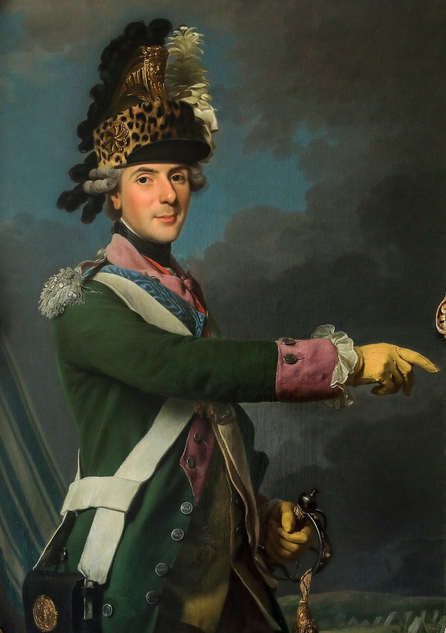 The Dauphin, Louis-Ferdinand in Uniform of Dragon alkotó: Alexander Roslin