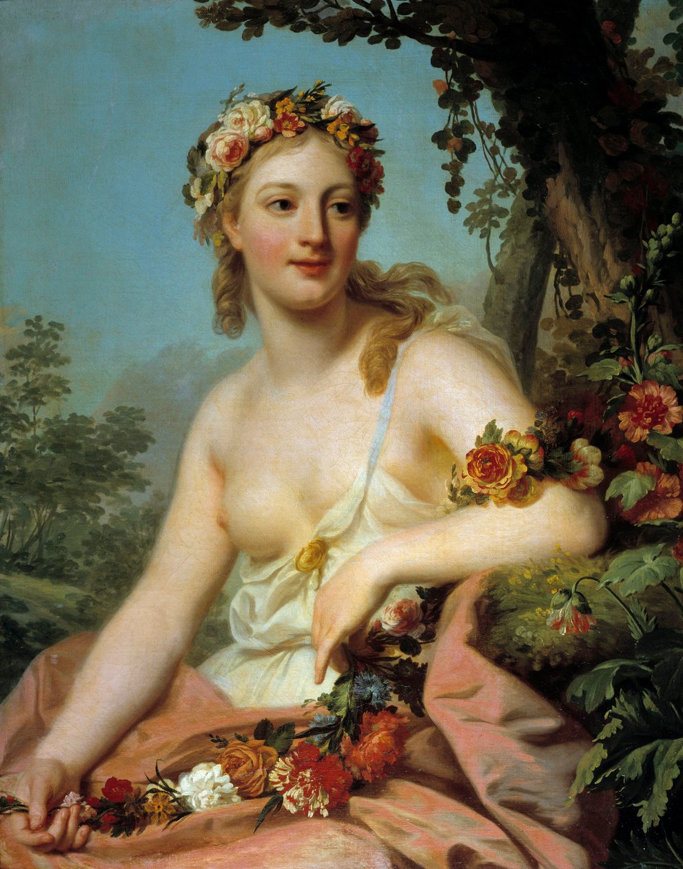 Az Opera flórája Alexandre Roslin (1718-1793) festménye 18. század V. 0,72x0,91 m Bordeaux, Musee des Beaux Arts alkotó: Alexander Roslin