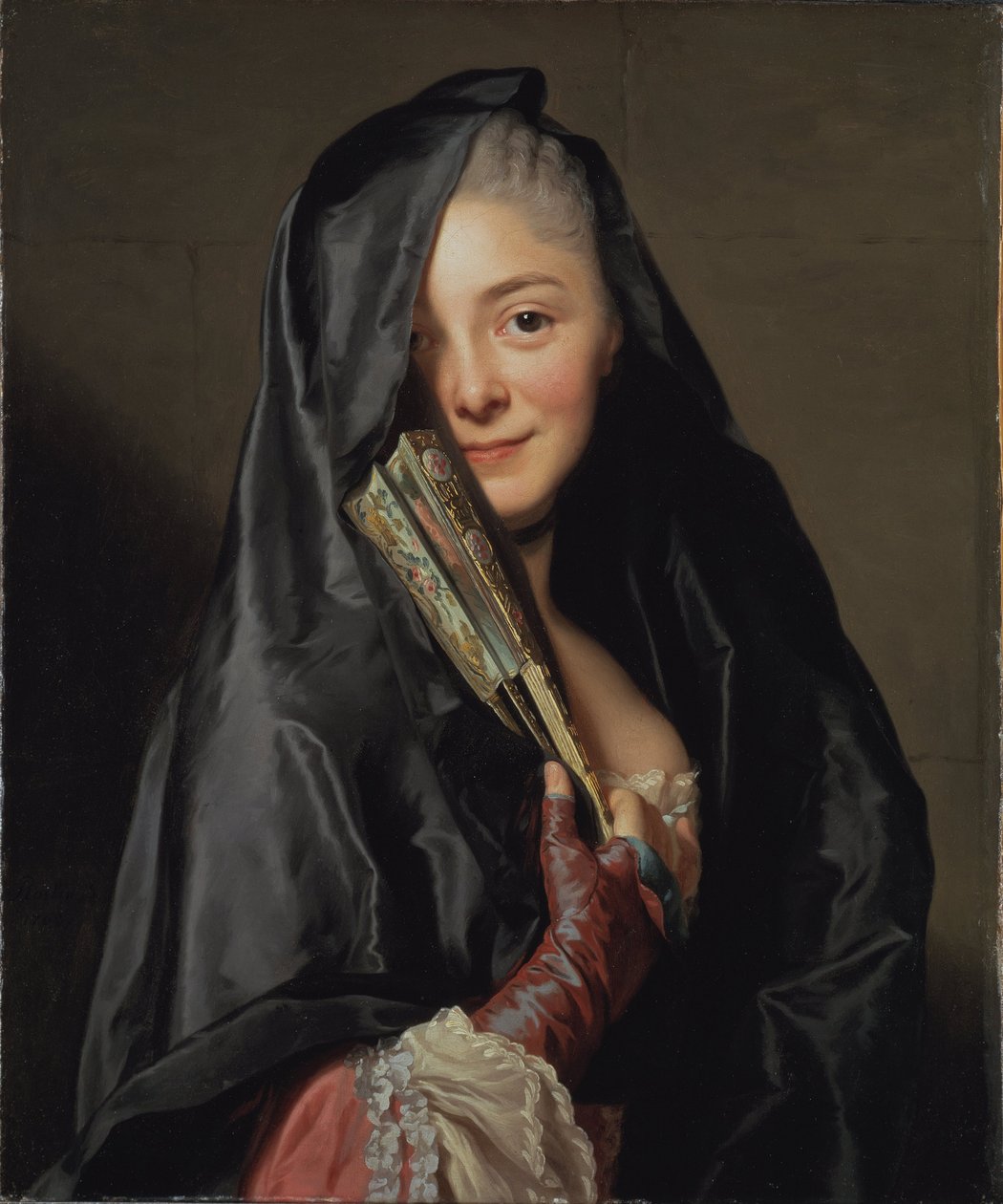 A fátyolos hölgy, a művészfeleség, 1768 alkotó: Alexander Roslin