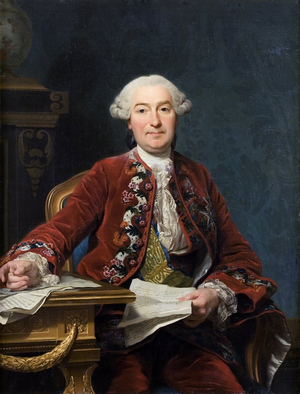Ulrik Scheffer (1716 - 99) alkotó: Alexander Roslin