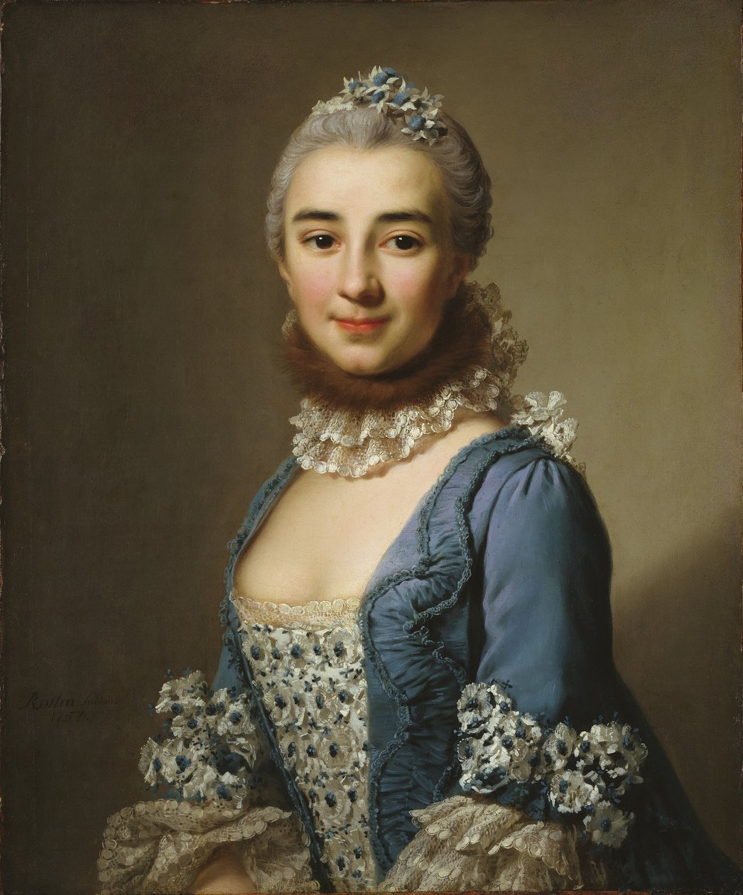 Ismeretlen hölgy, talán Madame Deshanges alkotó: Alexander Roslin