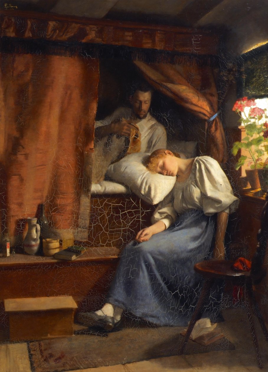 A gyengélkedőn alkotó: Alexander Rothaug