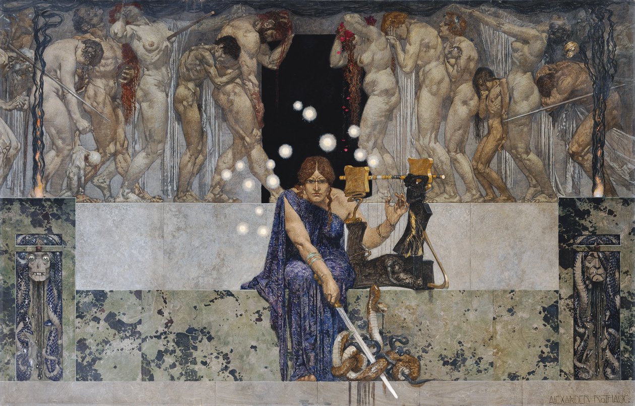 Melpomene alkotó: Alexander Rothaug
