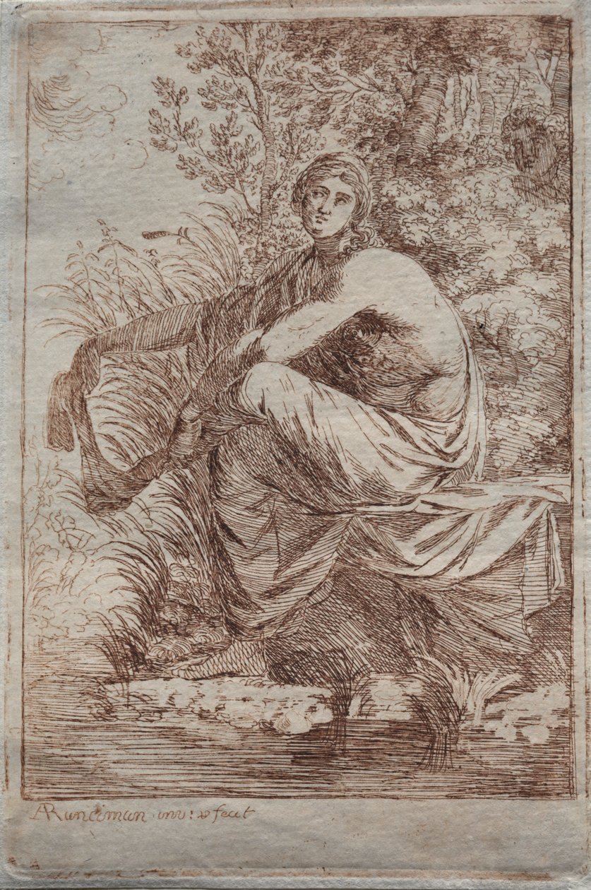 Musidora, c. 1775. alkotó: Alexander Runciman