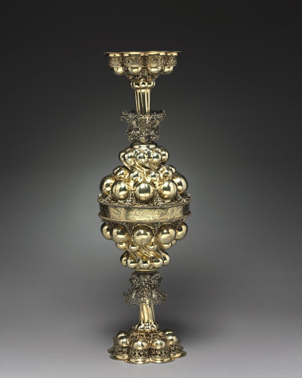 Kettős serleg, 1614-1632 körül alkotó: Alexander Treghart