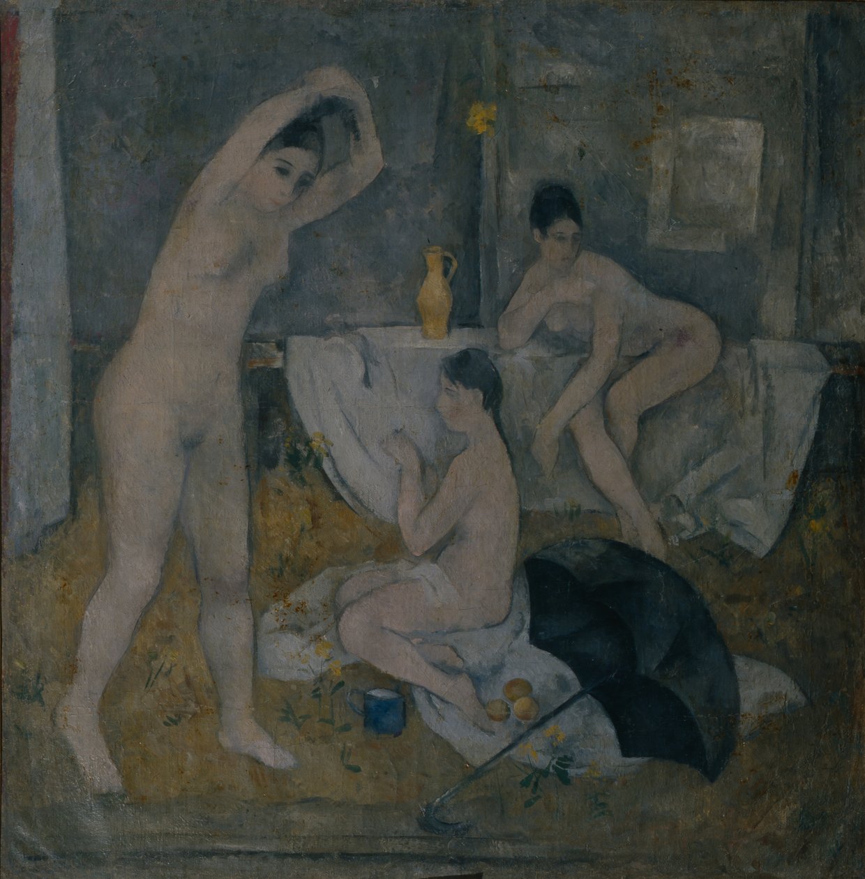 A fürdőzők, 1919 alkotó: Alexander Vasilyevich Shevchenko
