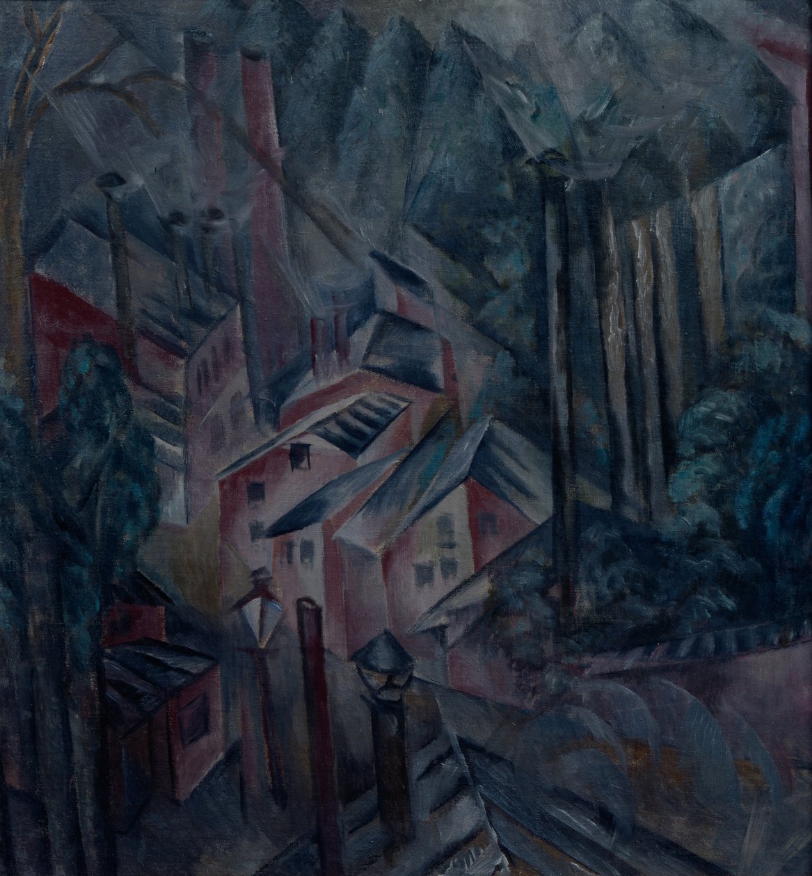 A város, 1919 alkotó: Alexander Vasilyevich Shevchenko