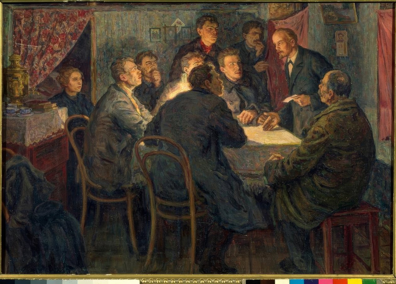 VI. Lenin a pétervári marxista kurzus vezetője alkotó: Alexander Viktorowitsch Morawow