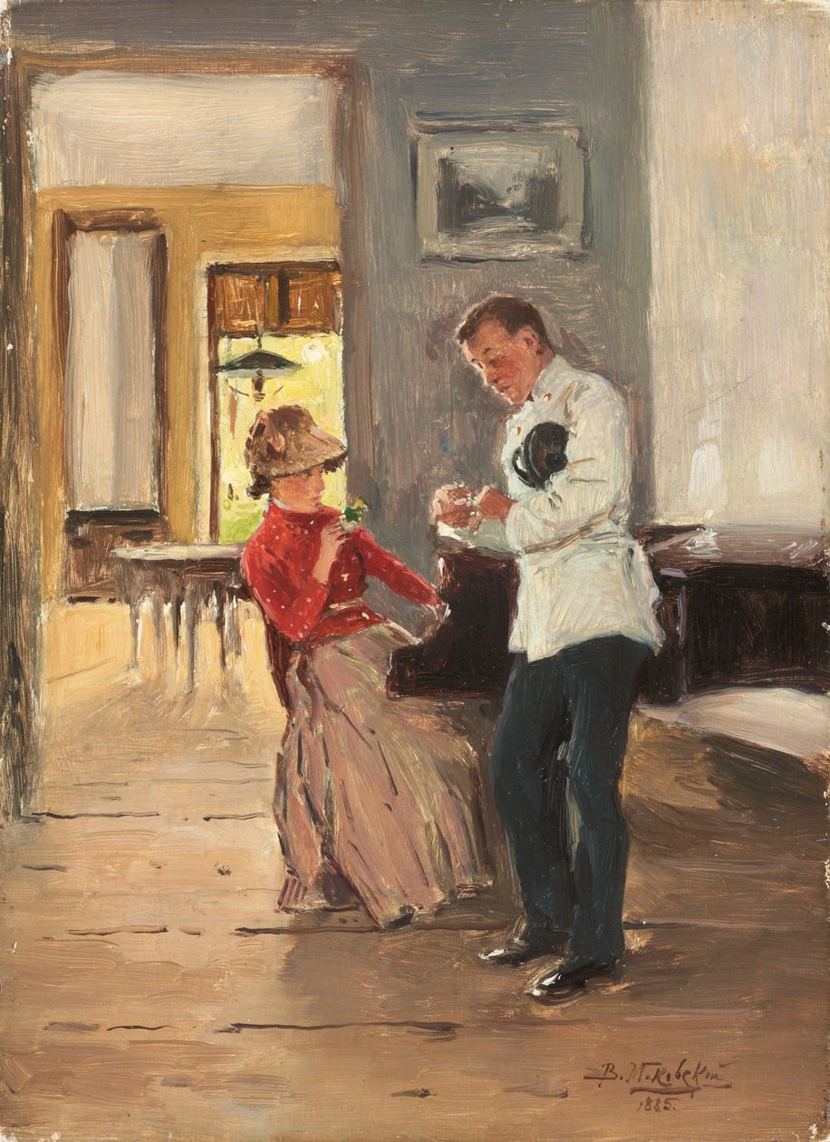 Nyilatkozat, 1885 alkotó: Alexander Vladimirovich Makovsky