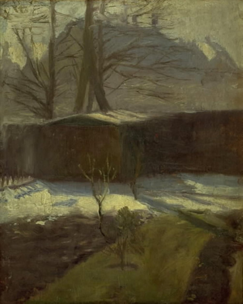 Kert télen, Helenevej. Koppenhága alkotó: Alexander Wilde