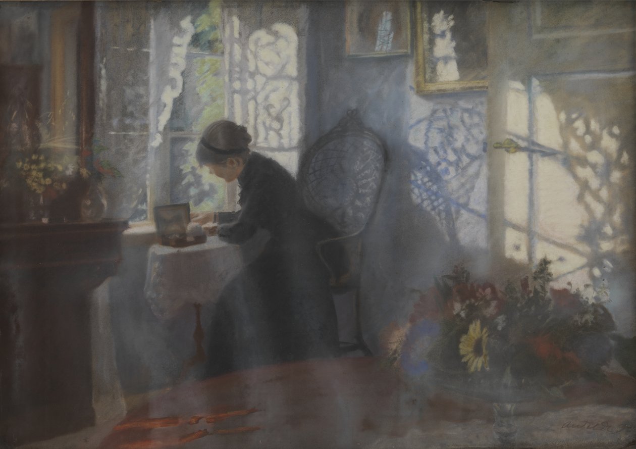 Hellebækben a Fiskerstuenben alkotó: Alexander Wilde