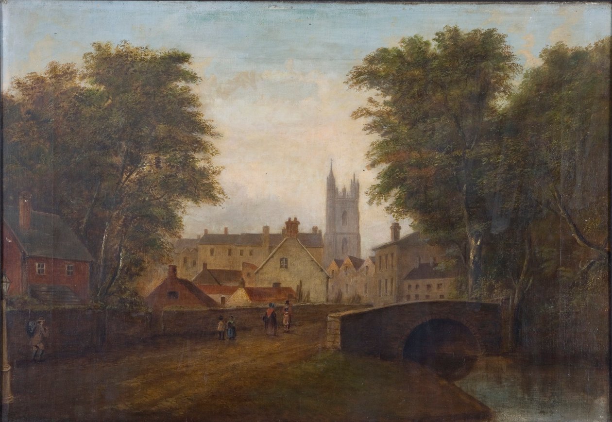 „Cardiff az északi útról”, c1784 alkotó: Alexander Wilson