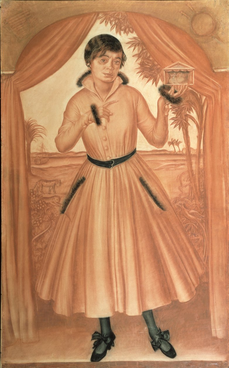 A művész feleségének portréja, c. 1917 alkotó: Alexander Yevgenyevich Yakovlev