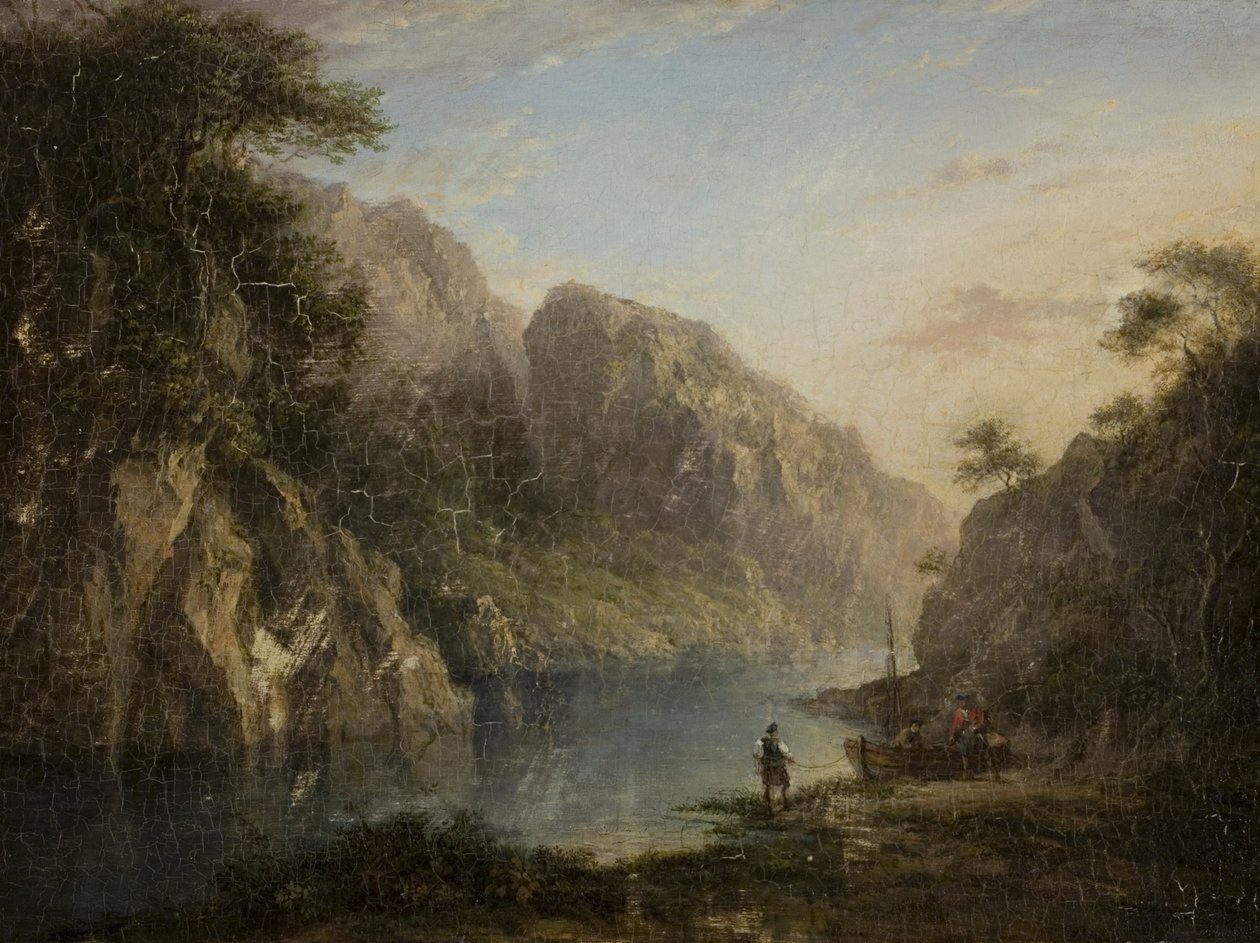 Tehenek hágója, Highlands, 18. század vége – 19. század eleje (olaj, falemez) alkotó: Alexander after Nasmyth