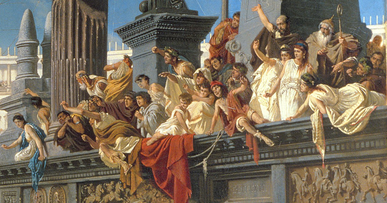 The Chariot Race, c.1882 (oil on canvas) (detail of 201093) alkotó: Alexander von Wagner