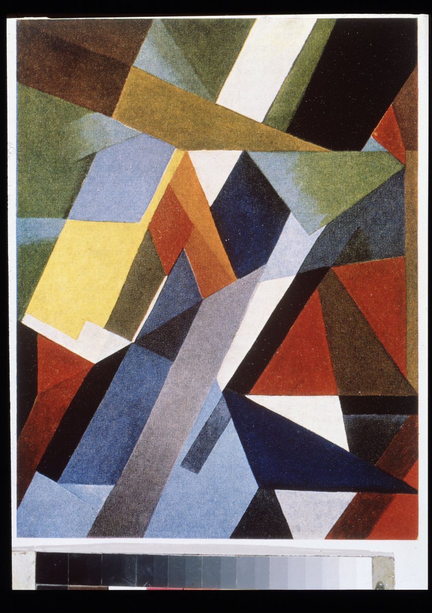Színritmus, 1921 alkotó: Alexandra Alexandrowna Exter