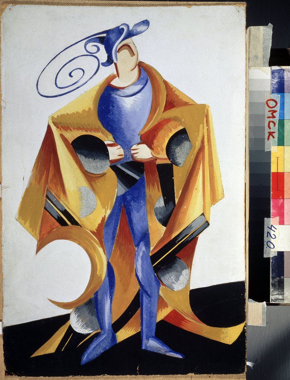 Színházi jelmez William Shakespeare "Rómeó és Júlia" című darabjához. Gouache d