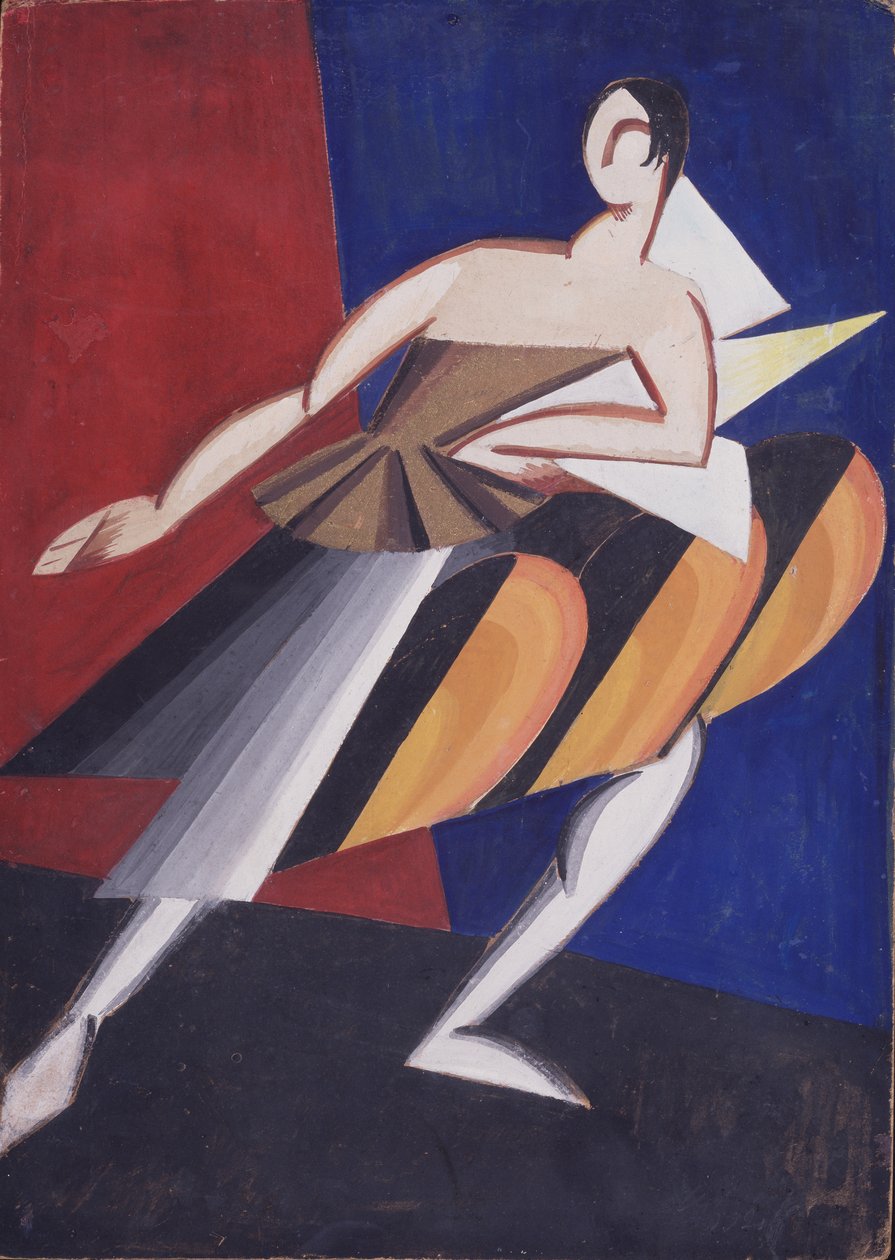 Jelmeztervezés, 1920 alkotó: Alexandra Alexandrowna Exter