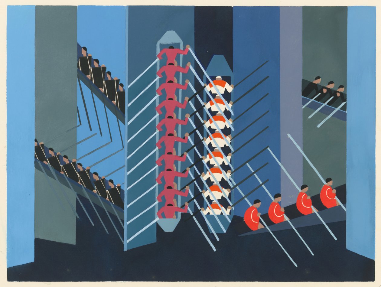 Festői dizájn a Décors de Théâtre portfólióból, 1930. alkotó: Alexandra Alexandrowna Exter