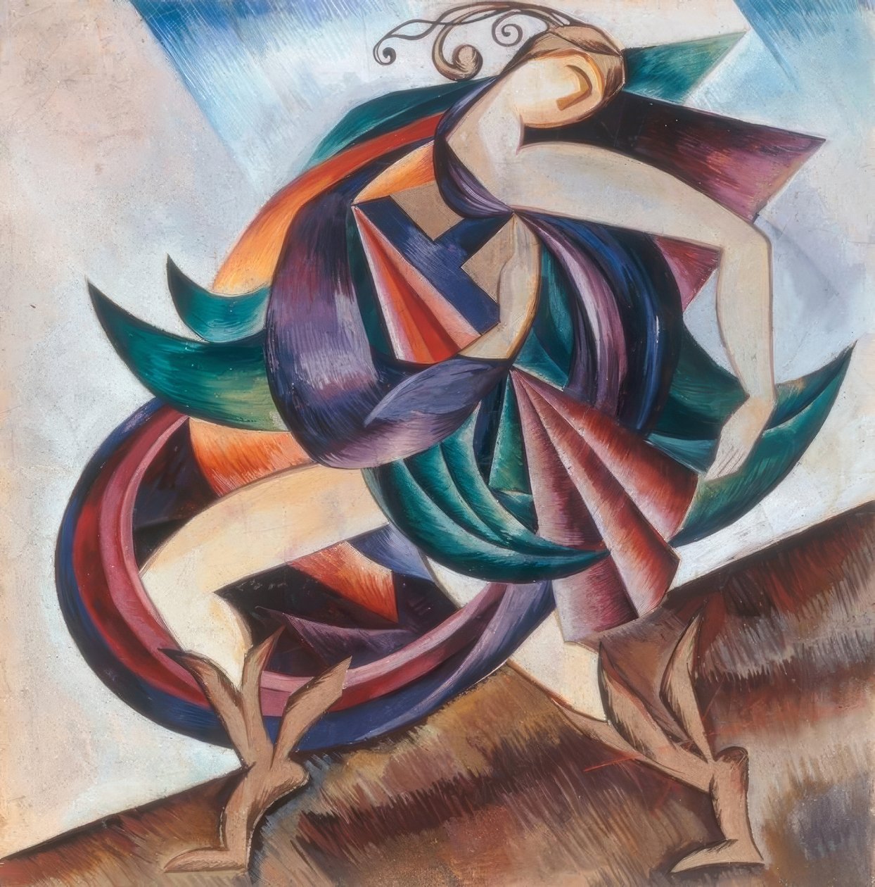 A moszkvai előadás figurája, Kamernij Színház, 1921. május 17 alkotó: Alexandra Alexandrowna Exter