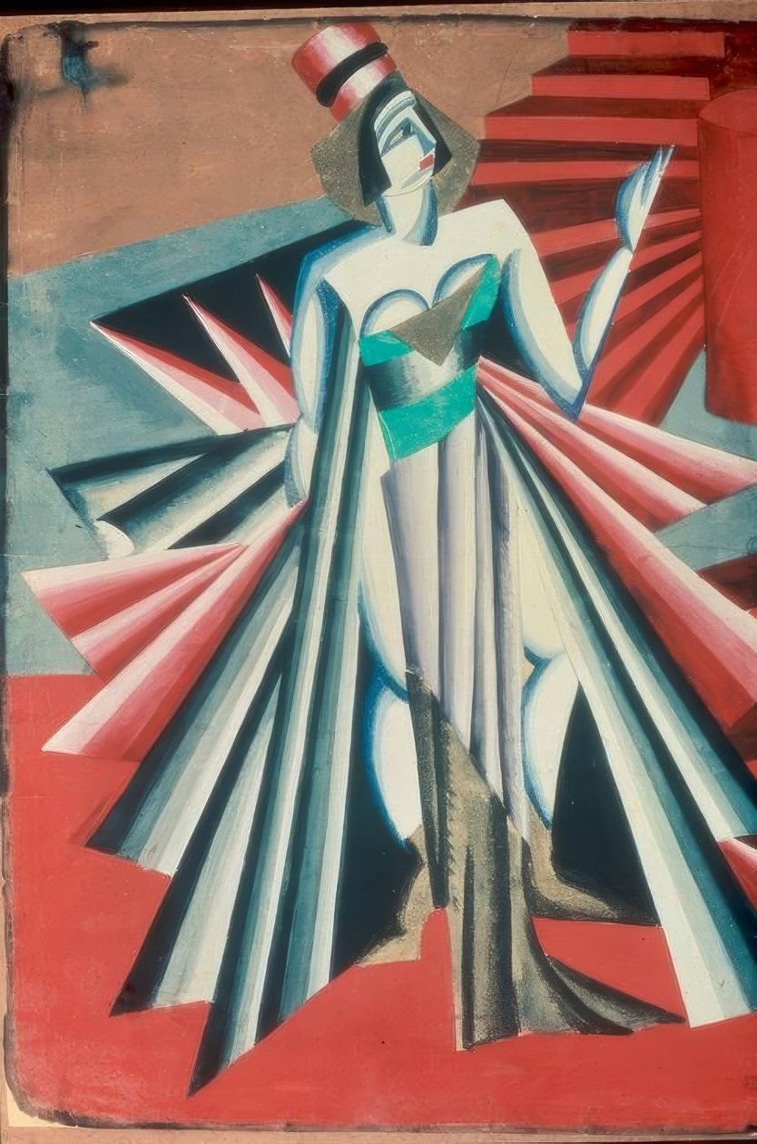 Heródiás figurája alkotó: Alexandra Alexandrowna Exter