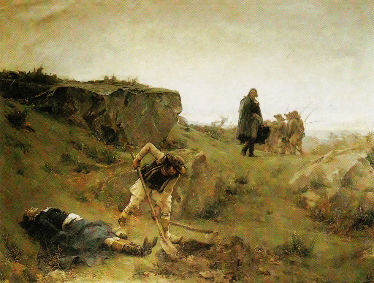 Henri de La Rochejaqueleinn halála alkotó: Alexandre Bloch