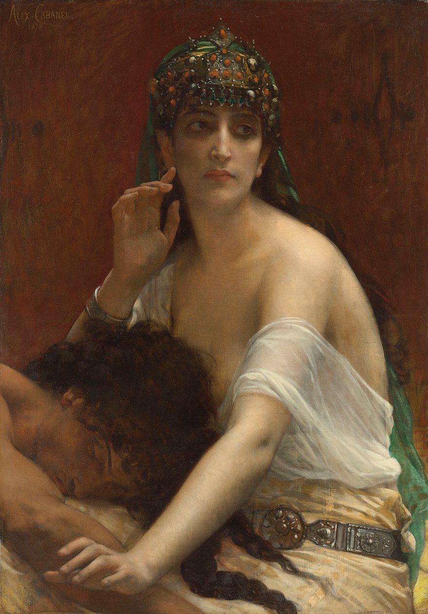 Sámson és Delila alkotó: Alexandre Cabanel