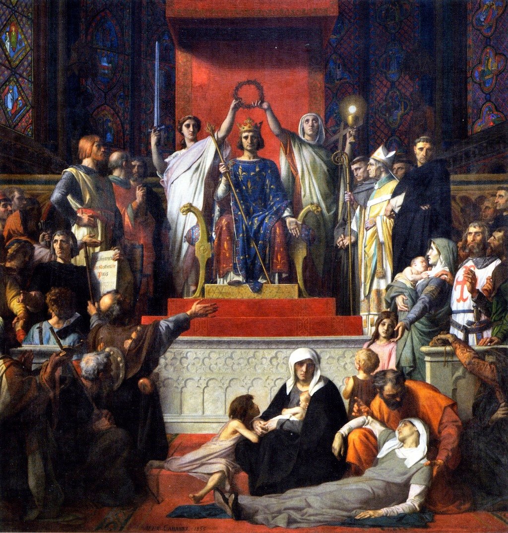 Szent Lajos megdicsőítése alkotó: Alexandre Cabanel
