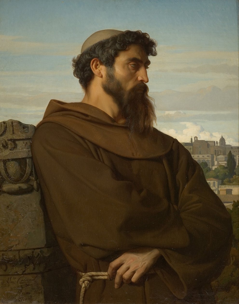 A római szerzetes alkotó: Alexandre Cabanel