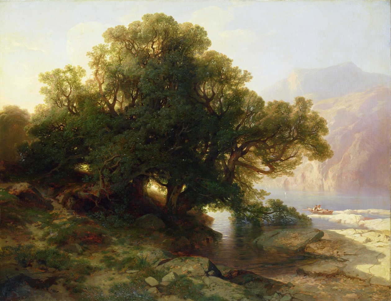 Kilátás a Thuner-tóra, 1854 alkotó: Alexandre Calame