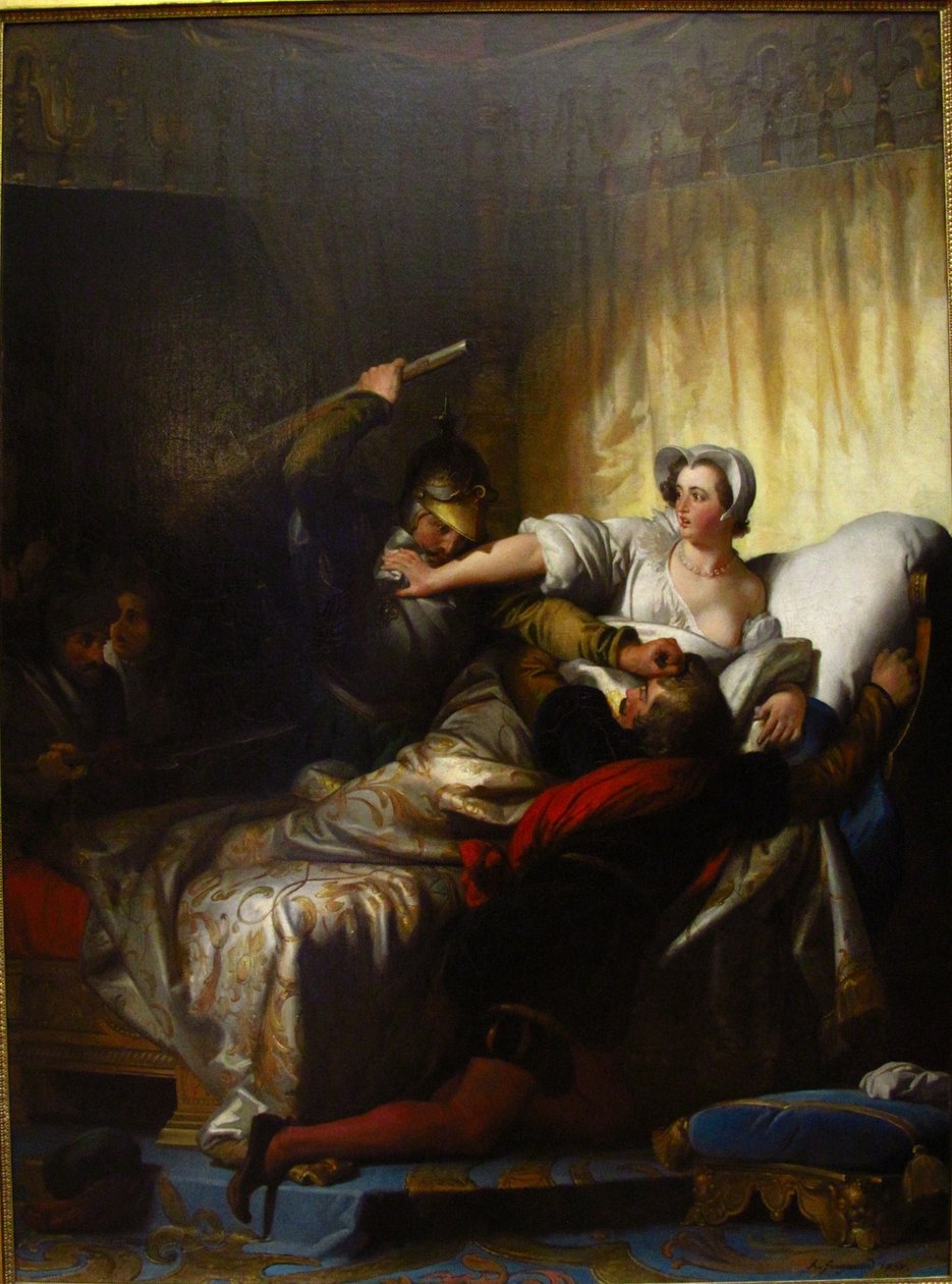 Saint-Barthélémy jelenet alkotó: Alexandre Evariste Fragonard